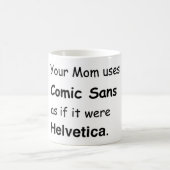 Ihre Mama verwendet Comic ohne Kaffeetasse (Mittel)