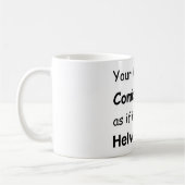 Ihre Mama verwendet Comic ohne Kaffeetasse (Links)