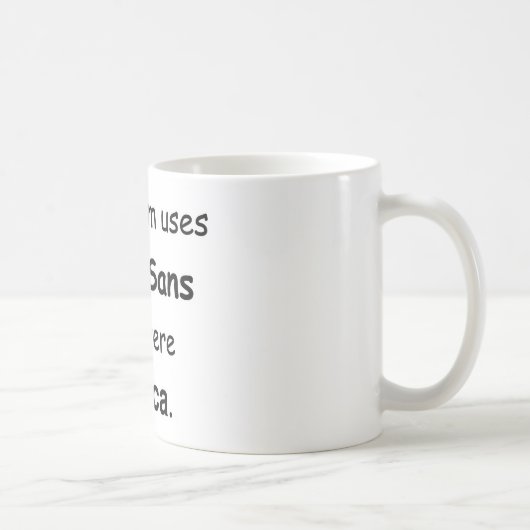 Ihre Mama verwendet Comic ohne Kaffeetasse (Rechts)