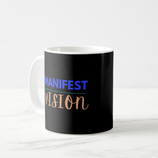 Ihre Manifestvision Kaffeetasse (Vorderseite Links)
