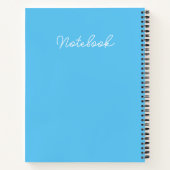 Ihre Marke, Ihr Notebook: Custom Spiral Edition Notizblock (Rückseite)