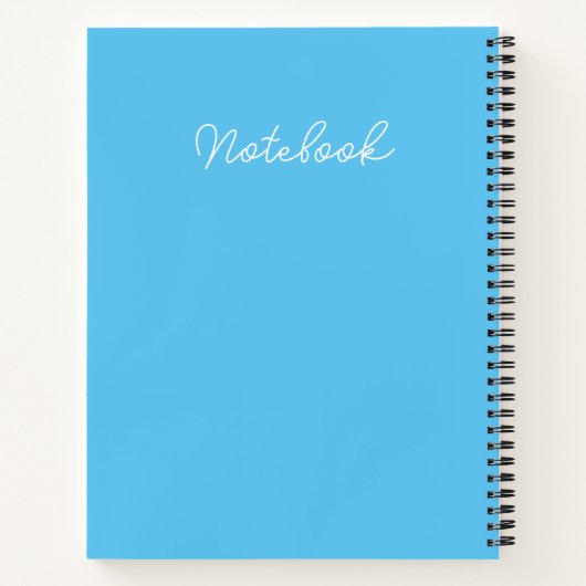 Ihre Marke, Ihr Notebook: Custom Spiral Edition Notizblock (Rückseite)