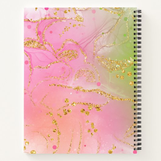 Ihre Marke, Ihre Geschichte: Custom Spiral Noteboo Notizblock (Rückseite)