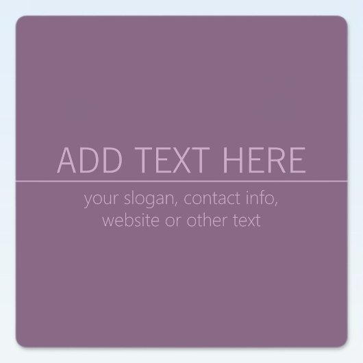 Ihre Marke oder Ihr Firmenname Moderne Lila Mauve Etiketten
