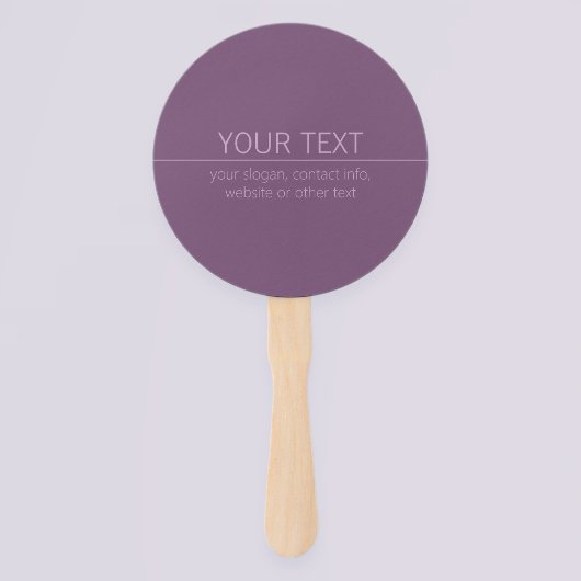 Ihre Marke oder Ihr Firmenname Moderne Lila Mauve Fächer