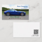 Ihre Marken-blaue Auto-Visitenkarte Visitenkarte (Vorne/Hinten)