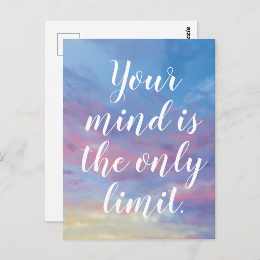 Ihre Meinung ist die einzige limitierte Postkarte (Vorne/Hinten)