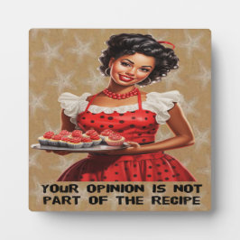 Ihre Meinung ist nicht Teil des Rezepts Fotoplatte