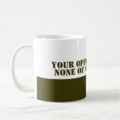 Ihre Meinung Kaffeetasse (Links)