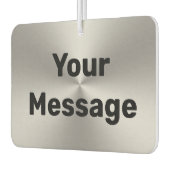 Ihre Meldung Silber gestreift Metall aussehen schw Autolufterfrischer (Links)