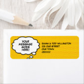 Ihre Meldung Think Buble Fun Retro Comic Buchen Po (Insitu)