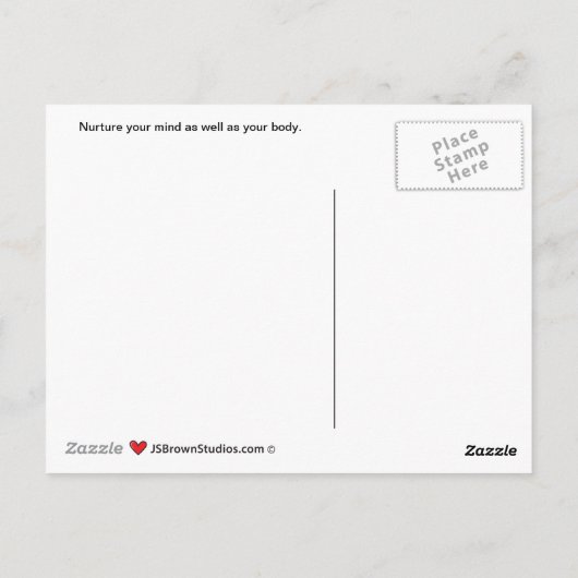 IHRE MIND_A_POSTCARD gefüttert Postkarte (Rückseite)