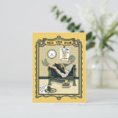 IHRE MIND_C_ POSTCARD gefüttert Postkarte (Stehend Vorderseite)