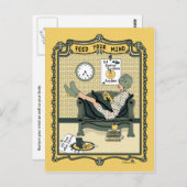 IHRE MIND_C_ POSTCARD gefüttert Postkarte (Vorne/Hinten)