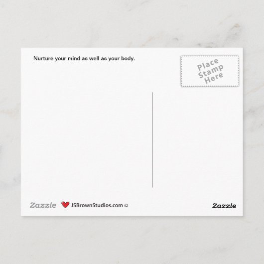 IHRE MIND_C_ POSTCARD gefüttert Postkarte (Rückseite)