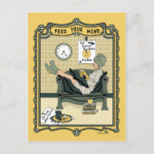 IHRE MIND_C_ POSTCARD gefüttert Postkarte (Vorderseite)