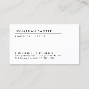 Ihre Minimalistische Vorlage für benutzerdefiniert Visitenkarte