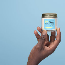 Ihre Mit Monogramm Adressfelder - mehrfarbig Quadratischer Aufkleber