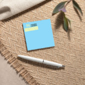 Ihre Mit Monogramm Labels - mehrfarbig Post-it Klebezettel