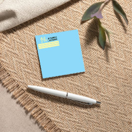 Ihre Mit Monogramm Labels - mehrfarbig Post-it Klebezettel