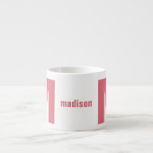 IHRE Monogramm & Name Espresso-Tasse Espressotasse (Vorderseite)