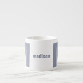 IHRE Monogramm & Name Espresso-Tasse Espressotasse (Vorderseite)