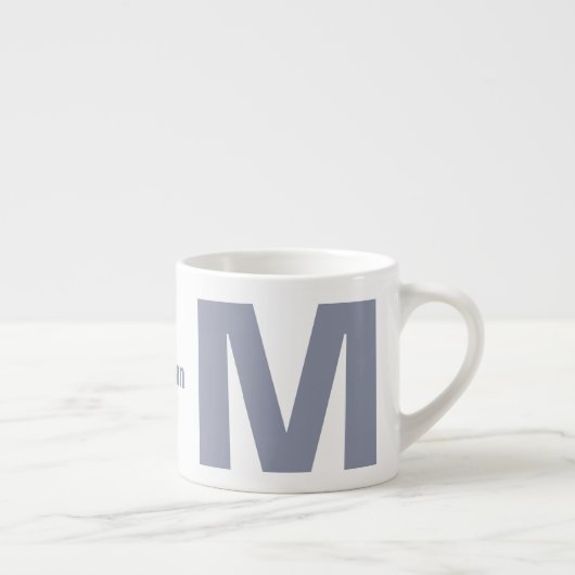 IHRE Monogramm & Name Espresso-Tasse Espressotasse (Rechts)
