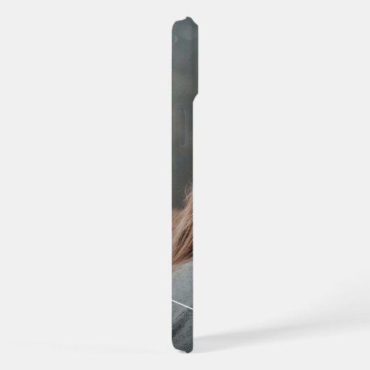 Ihre Monogramme und verflochtene Liebe hören iPhone Hülle (Rechte Seite)