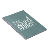 Ihre Musik ist wichtig Notizblock (Rechte Seite)