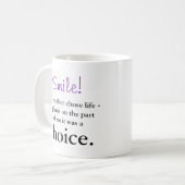 Ihre Mutter wählte das Leben Kaffeetasse (Vorderseite Links)