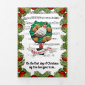 Ihre Nachricht 12 Tage Weihnachts Tri-Fold Urlaub Dreifach Gefaltete Urlaubskarte (Cover)