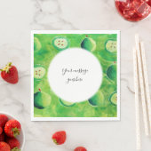 Ihre Nachricht Äpfel Serviette (Beispiel)