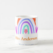 Ihre Nachricht E fügen Sie Text Name Regenbogenleh Kaffeetasse (Mittel)
