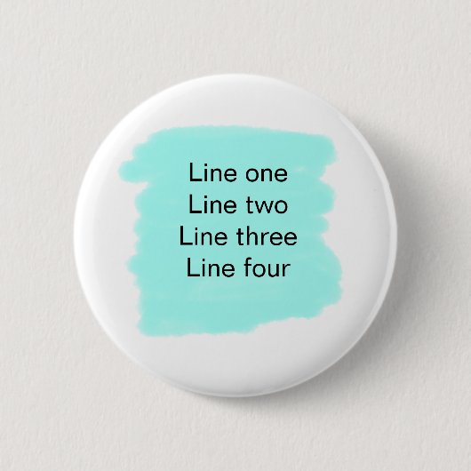 Ihre Nachricht hier fügen Sie Text Name monogramm Button (Vorderseite)