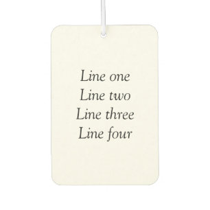 Ihre Nachricht hier fügt Textname Monogramm Bild q Autolufterfrischer