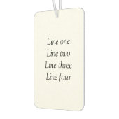 Ihre Nachricht hier fügt Textname Monogramm Bild q Autolufterfrischer (Links)