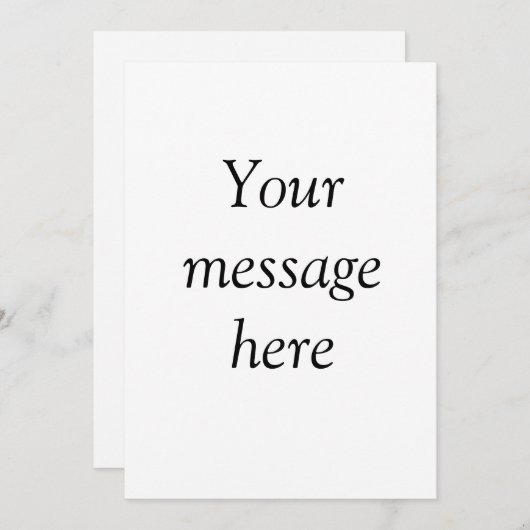 Ihre Nachricht hier fügt Textname Monogramm Bild q Einladung (Vorne/Hinten)