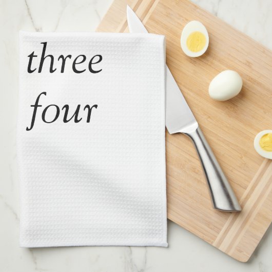 Ihre Nachricht hier fügt Textname Monogramm Bild q Geschirrtuch (Viertel Falte)