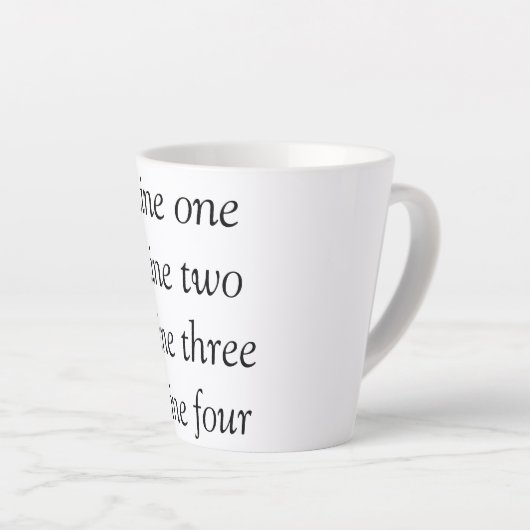 Ihre Nachricht hier fügt Textname Monogramm Bild q Milchtasse (Rechte Ecke)