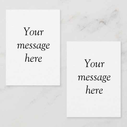 Ihre Nachricht hier fügt Textname Monogramm Bild q Mitteilungskarte (Vorne/Hinten)