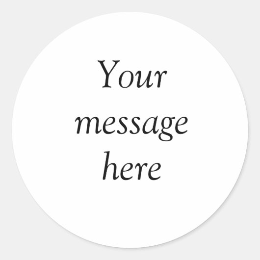 Ihre Nachricht hier fügt Textname Monogramm Bild q Runder Aufkleber (Vorderseite)