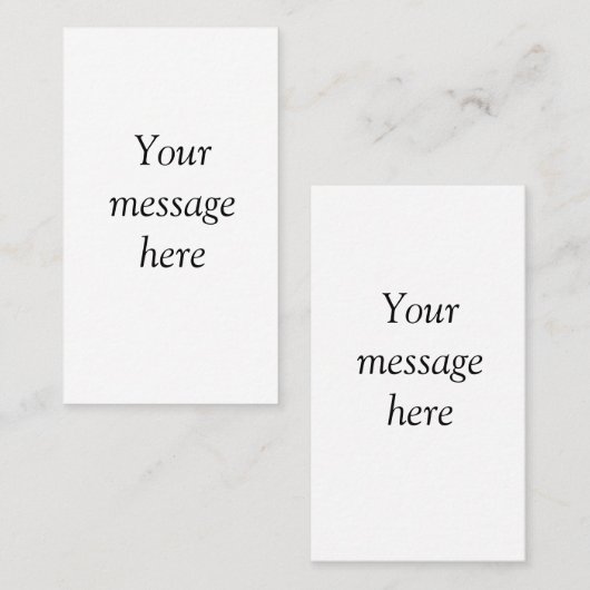 Ihre Nachricht hier fügt Textname Monogramm Bild q Visitenkarte (Vorne/Hinten)