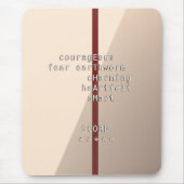 Ihre Nachricht oder Ihr Name mit Kreuzworträten? B Mousepad (Vorne)