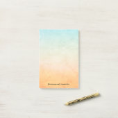 Ihre Nachrichtenfarbe Post-it Klebezettel (Auf Schreibtisch)