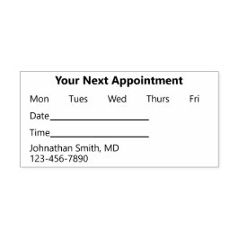 Ihre nächste Erinnerung für das Arztbüro Permastempel