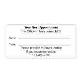 Ihre nächste Erinnerung für das Ärztebüro Permastempel (Design)