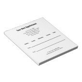 Ihre nächste Erinnerung für Zahnärzte Notizblock (angewinkelt)