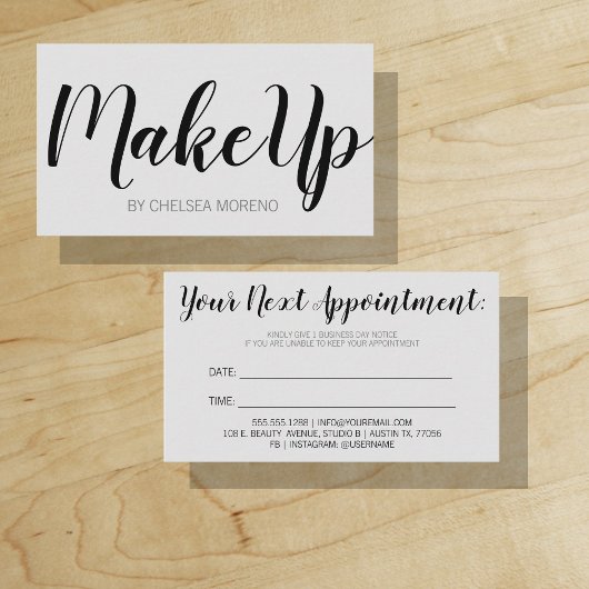 Ihre nächste Erinnerung Minimalistisch Grau Terminkarte