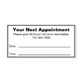 Ihre nächste Ernennung Dr. Office Patient Erinneru Permastempel (Design)
