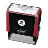 Ihre Name Rücksendeadresse Berufliche Briefmarke Permastempel (Produkt)